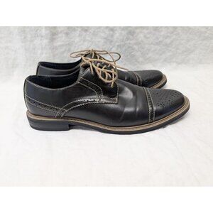 Perry Ellis Portfolio men's size 10.5 oxford style shoes lace up dress up casual
